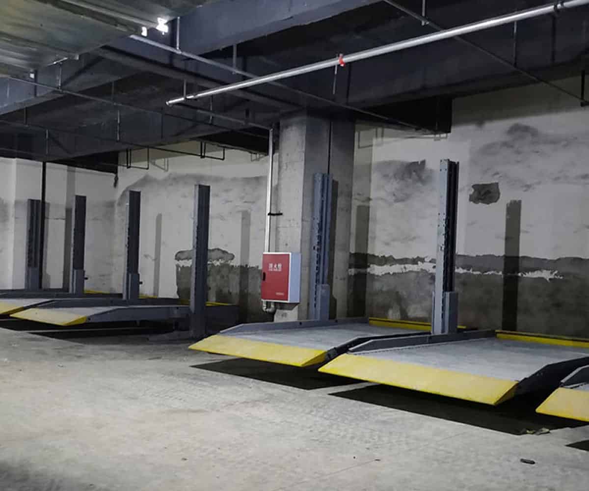雙柱簡易升降機械式停車庫收購